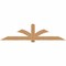Ekena Millwork Redmond Smooth Timber Gable Bracket, Western Red Cedar, 96"W x 24"H x 1 1/2"D x 5 1/2"F, 6/12 Pitch GBW096X24X0206RED00SWR - alternate 1